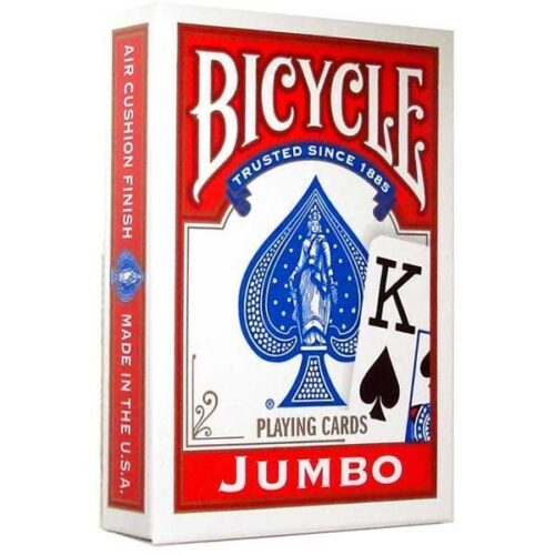 Bicycle karte "Standard"jumbo index crvene