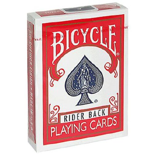 Bicycle karte rider back crvene