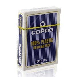 Igraće karte “Copag” 100% plastic poker size regular index - blue