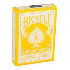 Bicycle karte “YELLOW REVERSED BACK” by MagicMakers