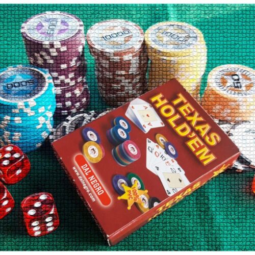Karte za Poker Dal Negro 100% PVC - crvene
