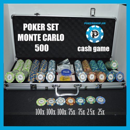 Poker Set Monte Carlo 500 Cash Game