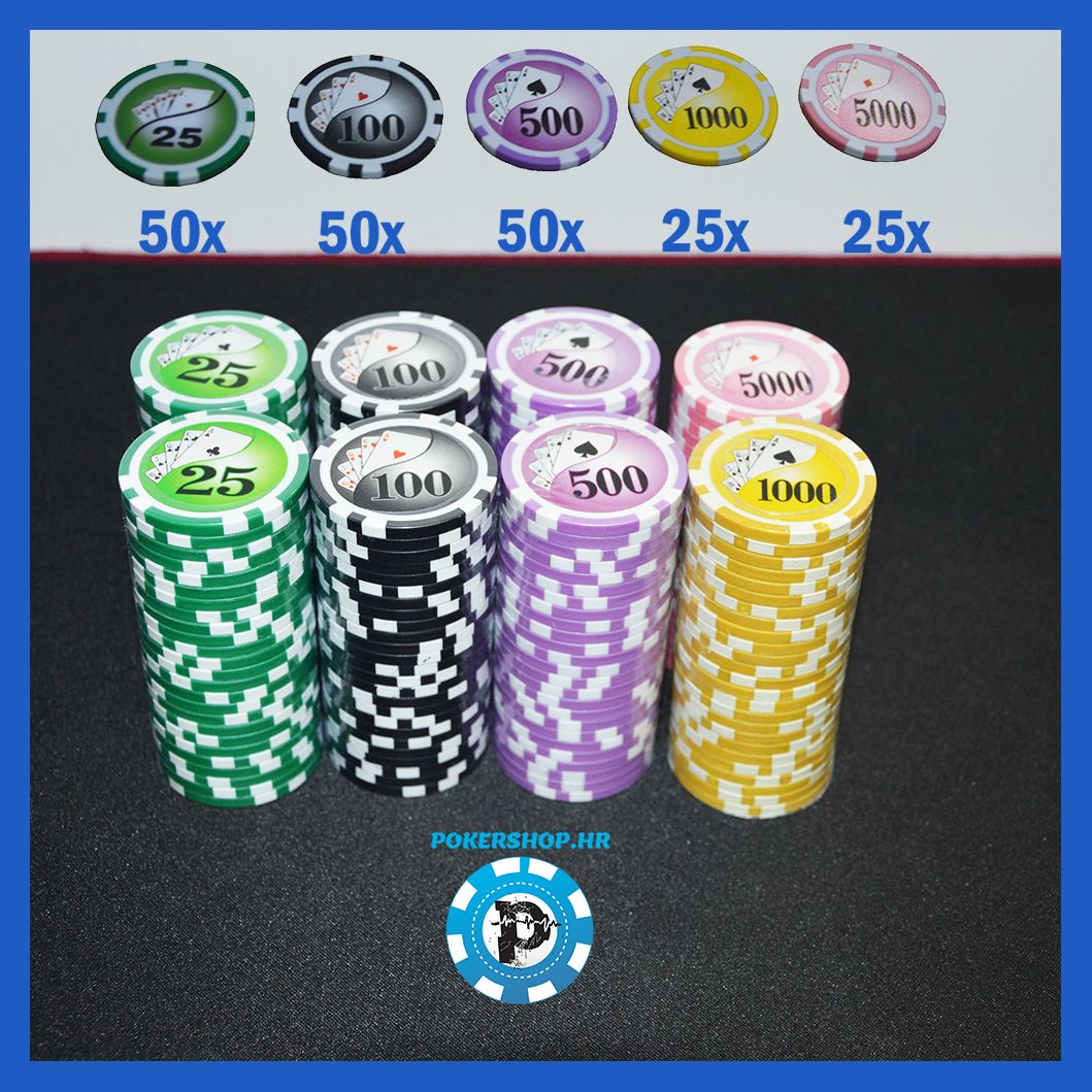 200 Ying Yang Tournament Pokershop Chipovi